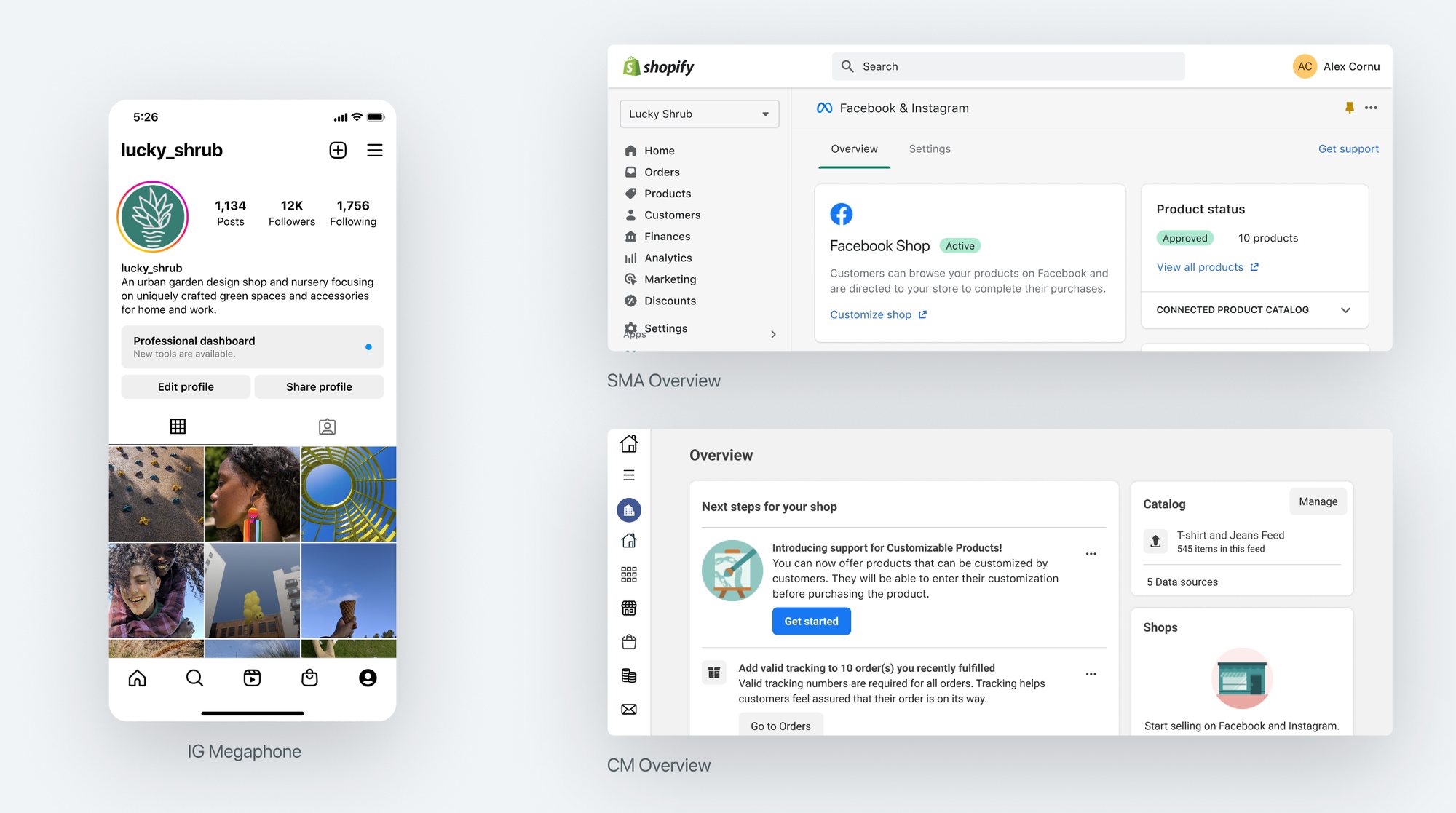 Shopify Meta App overview after the update