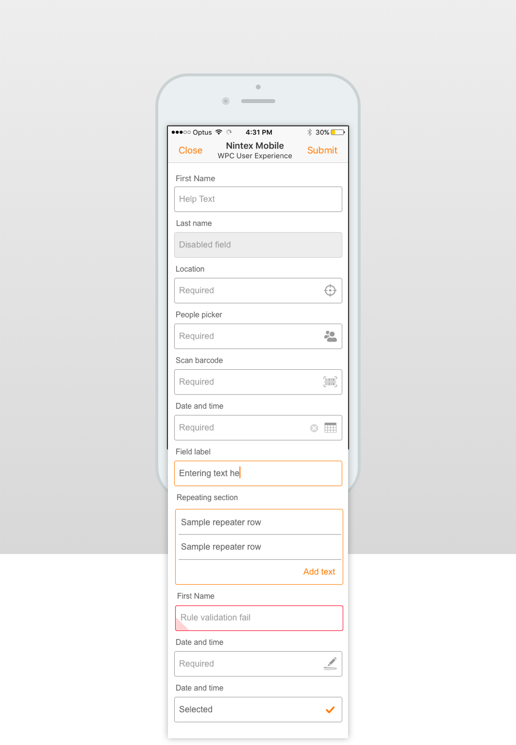 Mobile Forms — iphone forms final